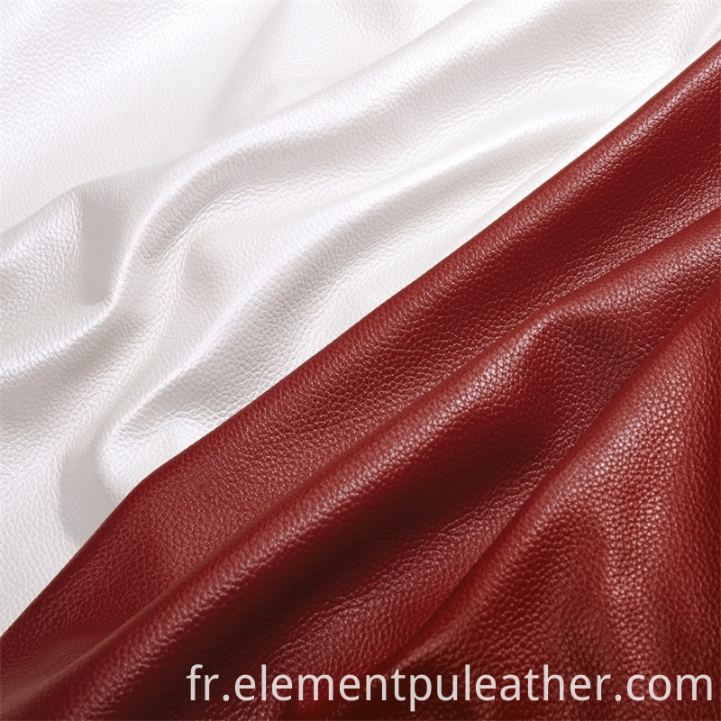 Cuir synthétique PVC Nappa Nappa PVC Synthetic Leather
